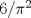 TEX: $6/\pi^2$