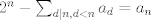 TEX: $2^n -  \sum_{d | n, d < n} a_ d = a_n$