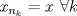 TEX: $x_{n_k}=x$ $\forall k$