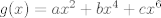 TEX: $g(x)=ax^2+bx^4+cx^6$