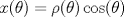 TEX: $x(\theta)=\rho(\theta)\cos(\theta)$