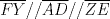 TEX: $\overline{FY}// \overline{AD}// \overline{ZE}$