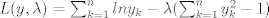 TEX: $L(y,\lambda)=\sum_{k=1}^n ln y_k-\lambda(\sum_{k=1}^n y_k^2-1)$