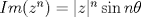 TEX: $ Im(z^n) = |z|^n \sin n \theta  $