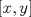 TEX: \[[x,y]\]<br />