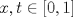 TEX: $x,t\in [0,1]$