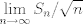 TEX: $$\lim_{n \to \infty} S_n/\sqrt{n}$$