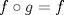 TEX: $f\circ g=f$