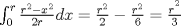 TEX: $\int_{0}^{r}\frac{r^{2}-x^{2}}{2r}dx=\frac{r^{2}}{2}-\frac{r^{2}}{6}=\frac{r^{^{2}}}{3}$