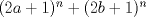 TEX: $(2a+1)^n+(2b+1)^n$