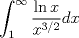 TEX: $$ \int_1^{\infty} \frac{\ln x}{x^{3/2}}dx $$