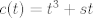 TEX: $c(t)=t^3+st$