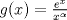 TEX: $g(x)=\frac{e^x}{x^{\alpha}}$