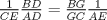 TEX: $\frac{1}{CE}\frac{BD}{AD}=\frac{BG}{GC}\frac{1}{AE}$