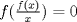 TEX: $ f(\frac{f(x)}{x})=0 $