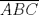 TEX: $\overline{ABC}$