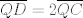 TEX: $\overline{QD}=2\overline{QC}$