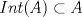 TEX: $Int(A)\subset A$