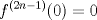 TEX: \[{f^{(2n - 1)}}(0) = 0\]