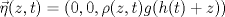 TEX: $\vec{\eta}(z,t)=(0,0,\rho (z,t) g (h(t)+z))$