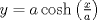 TEX: $y=a\cosh\left(\frac{x}{a}\right)$