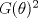 TEX: $G(\theta)^2$