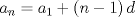 TEX: $$a_{n}=a_{1}+\left( n-1 \right)d$$