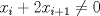 TEX: $x_i+2x_{i+1}\neq0$