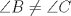 TEX: $\angle B\neq \angle C$