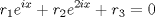 TEX: $$r_1e^{ix}+r_2e^{2ix}+r_3=0$$