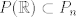 TEX: $P(\mathbb{R}) \subset P_{n}$