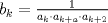 TEX: $b_{k}=\frac{1}{a_{k}\cdot a_{k+a}\cdot a_{k+2}}$