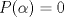 TEX: $P(\alpha)=0$