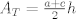 TEX: $A_T=\frac{a+c}{2}h$