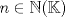 TEX: $n \in \mathbb{N}(\mathbb{K})$