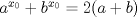 TEX: $a^{x_0}+b^{x_0}=2(a+b)$