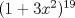 TEX: $(1+3x^2)^{19}$