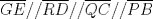 TEX: $\overline{GE}//\overline{RD}//\overline{QC}//\overline{PB}$