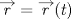 TEX: $\overrightarrow{r}=\overrightarrow{r}(t)$