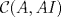 TEX: $\mathcal{C}(A,AI)$