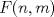 TEX: $F(n,m)$