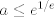 TEX: $a\leq e^{1/e}$