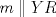 TEX: $m\parallel YR$