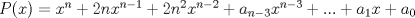 TEX: $P(x)=x^n+2nx^{n-1}+2n^2x^{n-2}+a_{n-3}x^{n-3}+...+a_1x+a_0$