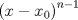 TEX: \[{\left( {x - {x_0}} \right)^{n - 1}}\]