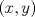 TEX: $(x,y)$