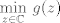 TEX: $\underset{z \in \mathbb{C}}{\min} \ g(z)$