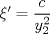 TEX: $\xi ' = \dfrac{c}{y^2_2}$