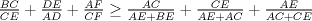 TEX: $\frac{BC}{CE}+\frac{DE}{AD}+\frac{AF}{CF} \geq \frac{AC}{AE+BE}+\frac{CE}{AE+AC}+\frac{AE}{AC+CE}$