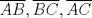 TEX: $\overline{AB},\overline{BC},\overline{AC}$